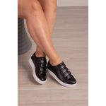 Tênis Velcro Mega Confortável_3114- Preto