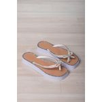 Chinelo Laço Luxo Strass_3125- Branco