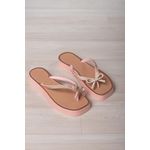 Chinelo Laço Luxo Strass_3125- Rose 