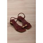 Sandália Dedo Regulagem 4 cm_3135- Marsala