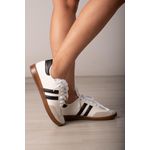 Tênis Básico J-SB534_3137- Branco/ Preto