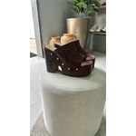 Tamanco Plataforma Retrô 12cm_3163- Marrom
