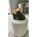 Tamanco Plataforma Retrô 12cm_3163- Verde