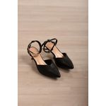 Scarpin Luxo Peça Tornozelo 6 cm_3218- Preto