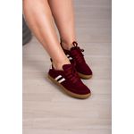 Tênis Camurça Listra_3240- Marsala