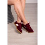 Tênis Camurça Listra_3240- Marsala
