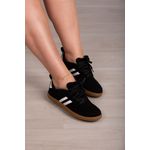 Tênis Camurça Listra_3240- Preto