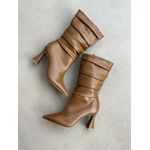 Bota Slouch Cano Médio 8cm_3247- Marrom
