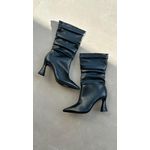 Bota Slouch Cano Médio 8cm_3247- Preto