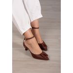 Scarpin Peça Frente 6 cm_3252- Marrom