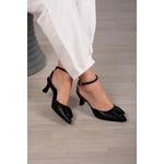 Scarpin Peça Frente 6 cm_3252- Preto