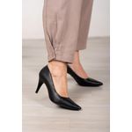 Scarpin Básico Liso 8cm_3257- Preto