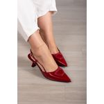Scarpin Slingback Peça 7 cm_3268- Vermelho