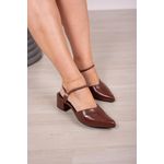 Scarpin Regulagem 5,5cm_3289- Marrom