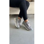 Tênis Esportivo Sk810_3293- Cinza/ Verde