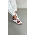Tênis Básico EC621DJ_3311- Branco/ Marsala