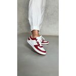 Tênis Básico EC621DJ_3311- Branco/ Marsala