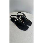 Sandália Rasteira Dedo Peças_3321- Preto