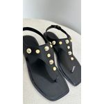 Sandália Rasteira Dedo Peças_3321- Preto