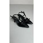Scarpin Lacinho V 7 cm_3322- Preto
