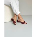 Tamanco Tira 5 cm_3351- Marsala