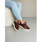 Tênis Via Marte Detalhe V_3364- Marrom