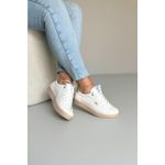 Tênis Via Marte Detalhe Strass_3365- Branco/Ouro