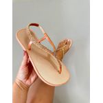 Chinelo Elástico Ajustável_3371- Rose Gold