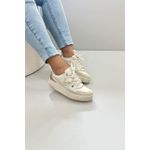Tênis Original Via Marte 42027_3381- Creme/Ouro