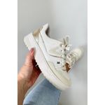 Tênis Original Via Marte 42027_3381- Creme/Ouro