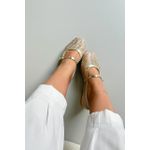 Sapatilha Tela Dourada_3416- Ouro