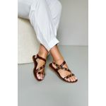 Sandália Rasteira Max Spike_3427- Marrom