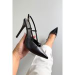 Scarpin Lacinho 12 cm_3440- Preto