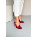 Scarpin Lacinho 12 cm_3440- Vermelho