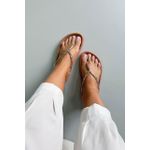 Sandália Papete Ladrilho Elástico_3443- Nude