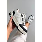 Tênis Sola Alta SK623_3446- Branco/ Preto