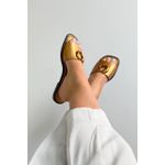 Sandália Rasteira Detalhe Gota_3450- Bronze