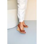 Anabela Cunha Salto Cortiça 10 cm_3454- Caramelo