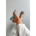 Tamanco 2 Tiras 9 cm_3457- Azul