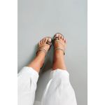 Sandália Rasteira Tiras Finas Dedo_3469- Cinza