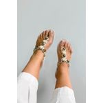 Sandália Rasteira Dedo Pedras_3471- Off