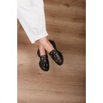 Mocassim Pedraria Luxo_353- Preto