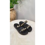 Papete Rasteira Max Pirâmide/Bola_4005- Preto