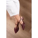 Scarpin Fivela/Tira salto 2 cm_414- Marsala