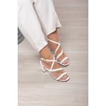 SANDÁLIA CORDA TRANÇADA 8CM_436 - BRANCO