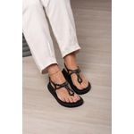 Sandália Papete Pedras Color 4cm_446- Preto