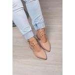 Sapatilha Slingback Tachas Cruzadas_488- Nude