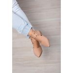 Sapatilha Slingback Tachas Cruzadas_488- Nude