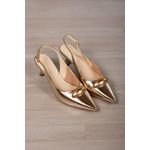 Scarpin Peça 7 cm_722- Ouro