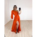 VESTIDO CF JACQUE LONGO Laranja